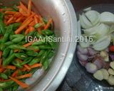 Foto langkah ke 1 dari resep Orak Arik Buncis Wortel.