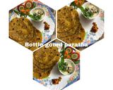 A picture of step 7 of Bottle Gourd/Lauki Thepla/paratha           .
