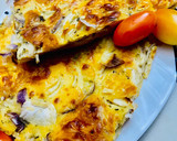 Foto del paso 9 de la receta: TORTA SALADA DE CEBOLLAS Y QUESOS 🧅🧀🥚🍶🧅🧀🥚🍶