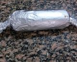 A picture of step 4 of Khajoor ki burfi 😋👍.
