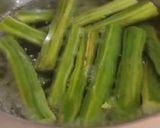 A picture of step 1 of Punjabi Drumsticks Sabji.