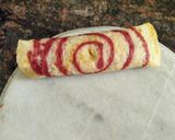 A picture of step 7 of Healthy semolina chila with Italian filling.