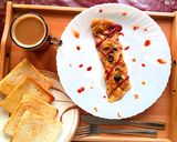 A picture of step 8 of French omelette.