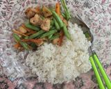 Foto langkah ke 8 dari resep Ayam Buncis Tumis Mentega.