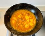 A picture of step 2 of Kimchi, Pork, Prawn, Chili and Potato Stew.