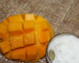 A picture of step 1 of Mango Lassi.