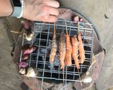 รูปขั้นตอนการทำที่ 1 ของ กุ้งย่าง สะเดาน้ำปลาหวาน