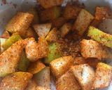 A picture of step 2 of Nashpati pickle.