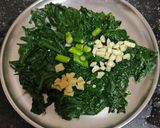 A picture of step 6 of Palak Paneer Methi Matar Saag --- Protein Rich Subji With Seasonal Greens.