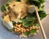 Spenótos-árpagyöngyös rakott édesburgonya recept fázis 3 fotója
