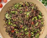 صورة لخطوة 4 من وصفة سلطة 🥗 ترياكي الدجاج بالأرز المقرمش📎