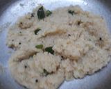 A picture of step 3 of Upma (without onion).