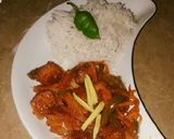 A picture of step 12 of Chicken chilli.