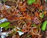 A picture of step 6 of Baked Seekh kabab with tomatoes.