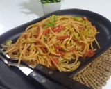 A picture of step 8 of Vegetable spaghetti.