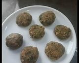 A picture of step 2 of Palak Veg Kebab.