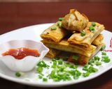A picture of step 7 of Sweet & Spicy Chicken spring Roll.