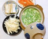 Hình bước làm 1 của món Bánh xèo chay