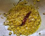 A picture of step 2 of Aloo Methi Matar.