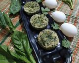 A picture of step 7 of Egg Spinach Muffins.