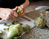 Foto del paso 2 de la receta: Bacalao con Alcachofas