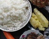 Gambar langkah 1 resipi Nasi Goreng Nenas bersama Daging Salai#phopbylinimohd#batch18.