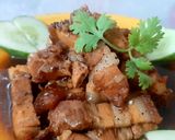 Hình bước làm 3 của món Thịt kho tiêu mới lạ với heo quay