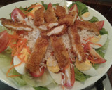 Foto del paso 5 de la receta: Ensalada de pollo y arroz con vinagreta de mostaza