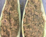 Foto del paso 9 de la receta: Berenjena rellena de soja con setas y bechamel de albahaca #glutenfree #sin lactosa # vegano