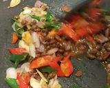 Foto langkah ke 4 dari resep Sambel Tauco + Lalaban Daun Jambu Mete.