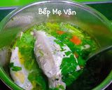 Hình bước làm 2 của món Canh cá liệt lợ nấu ngót