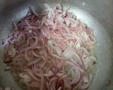 A picture of step 1 of Arvi gosht.