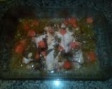 Foto del paso 2 de la receta: Dorada al horno con refrito de verduras al vino