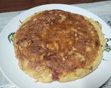 Foto del paso 6 de la receta: Tortilla de papa, rellena con cantimpalo y queso mantecoso