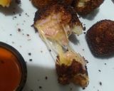 Foto del paso 4 de la receta: Snack : cubitos de jamón y queso empanizados con salsa Buffalo