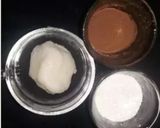 A picture of step 1 of Coconut chocolates🍫.