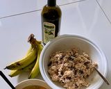 Hình bước làm 2 của món Bánh chuối yến mạch