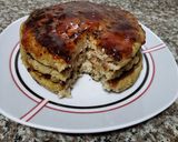 Foto del paso 3 de la receta: Hotcakes veganos de bagazo de almendras, banana y avena 🥞 :)