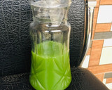 A picture of step 2 of Cucumber, mint leaf & lemon juice🥒🍋.