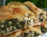 A picture of step 5 of Mom’s Spanakopita.