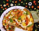 A picture of step 9 of Instant Veg Pizza.