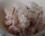 A picture of step 1 of Chicken tempura.