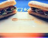 A picture of step 12 of Subway sandwich.