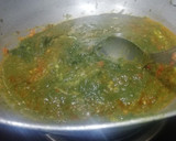 A picture of step 5 of Palak Paneer.