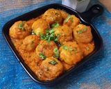 A picture of step 4 of Baby potatoes kashmiri dum aloo.