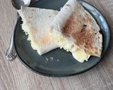 Une image de l'étape 3 de Quesadillas au gruyère râpé et au reblochon.