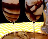 A picture of step 1 of The Merlion Chocolate Shake.