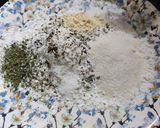 A picture of step 1 of Methi mathri.