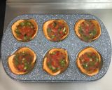 A picture of step 5 of Baked Salami Cupcakes.