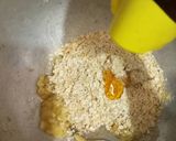 A picture of step 3 of No Bake Banana Peanut Butter Cookies.